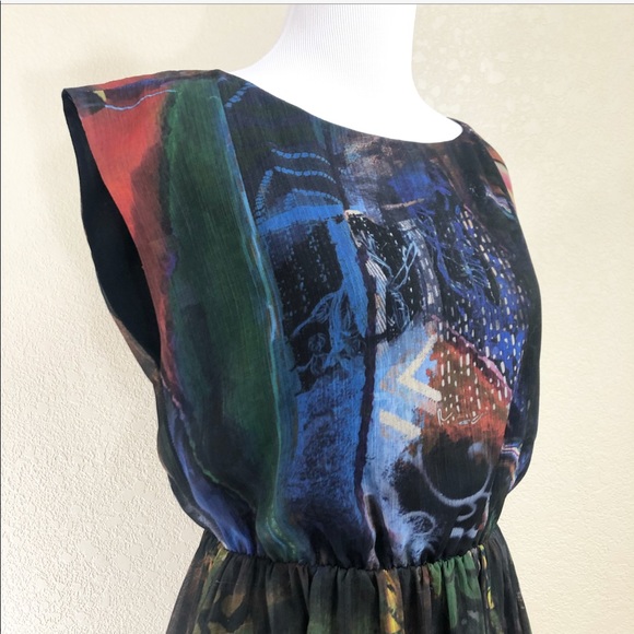 ALICE + OLIVIA Love Scoop Abstract Dress - Picture 3 of 8